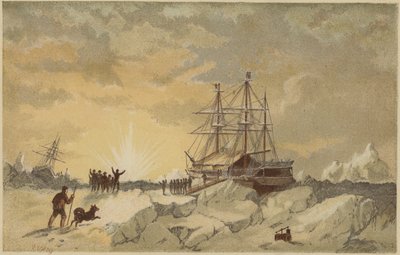 Returning sun in the Arctic regions by English School